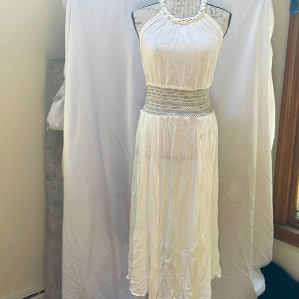 Free people gauze midi dress